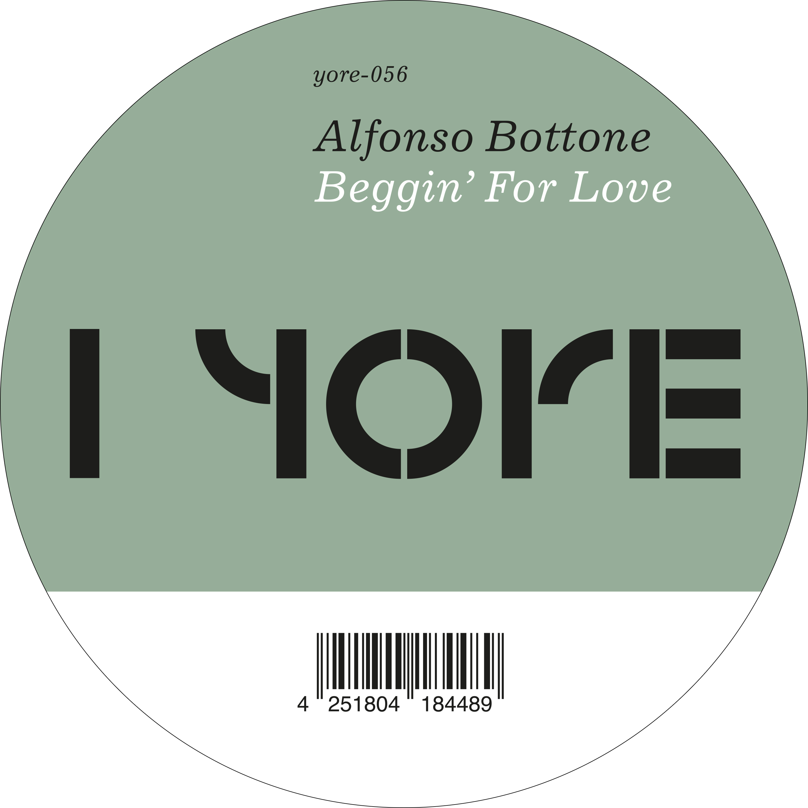 Alfonso Bottone - Beggin' For Love : 12inch