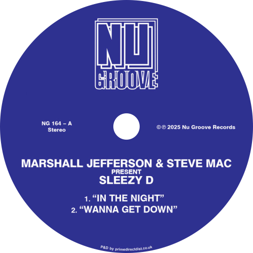 Marshall Jefferson & Steve Mac present Sleezy D / Juliet Mendoza - In The Night / Wanna Get Down / JuJu Love / In The Dark : 12inch