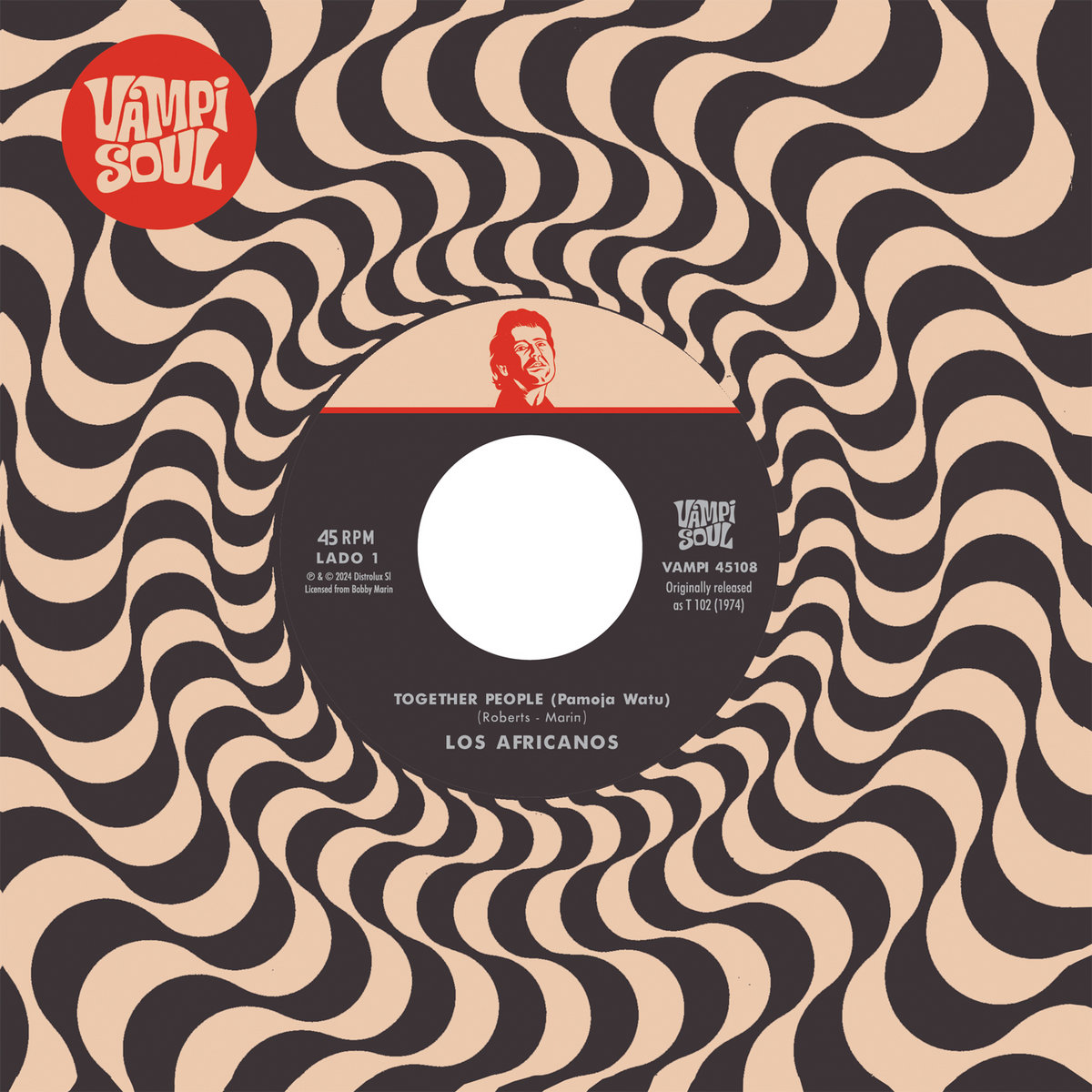 Los Africanos - Together People (Pamoja Watu) : 7inch