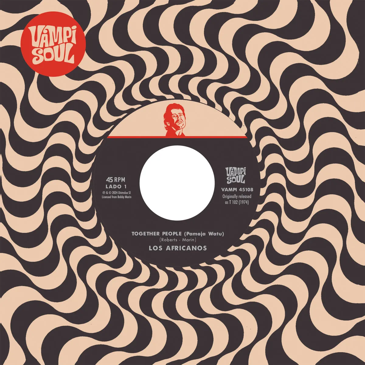 Los Africanos - Together People (Pamoja Watu) : 7inch