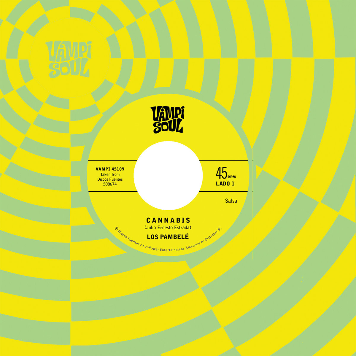 Los Pambele / Los Darlings De Huanuco - Cannabis / Marihuana : 7inch