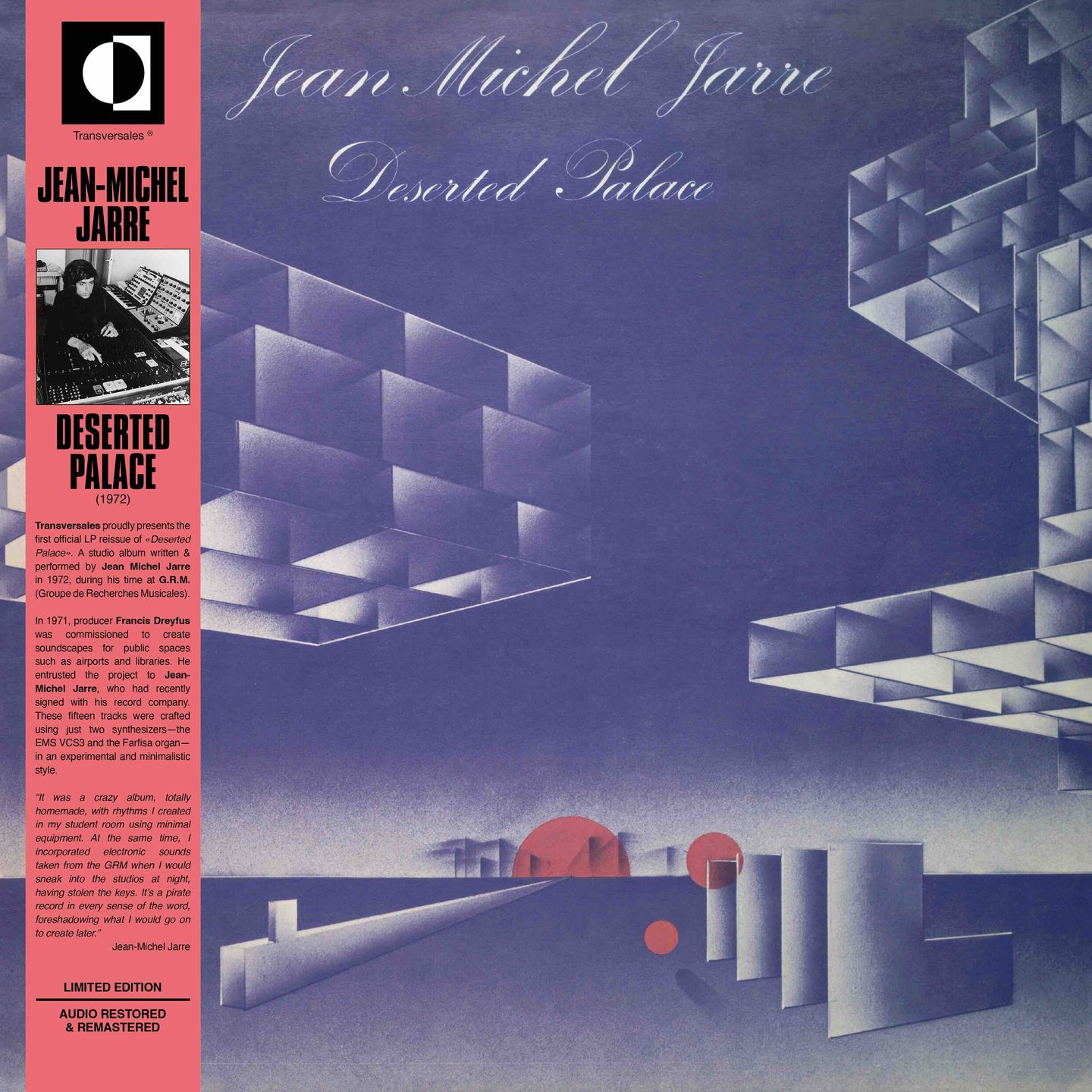 Jean-Michel Jarre - Deserted Palace : LP