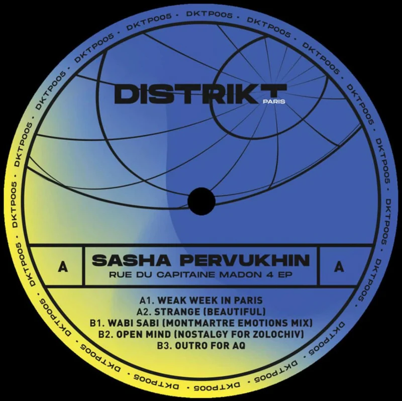 Sasha Pervukhin - Rue Du Capitaine Madon 4 EP : 12inch