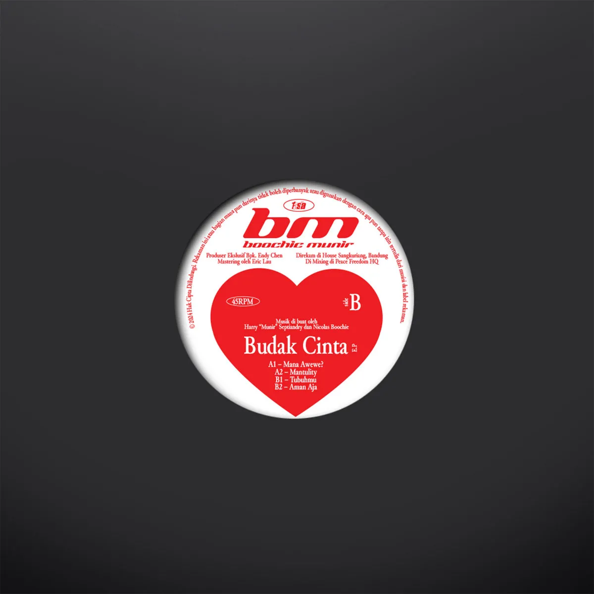 Boochie & Munir - Budak Cinta EP : 12inch