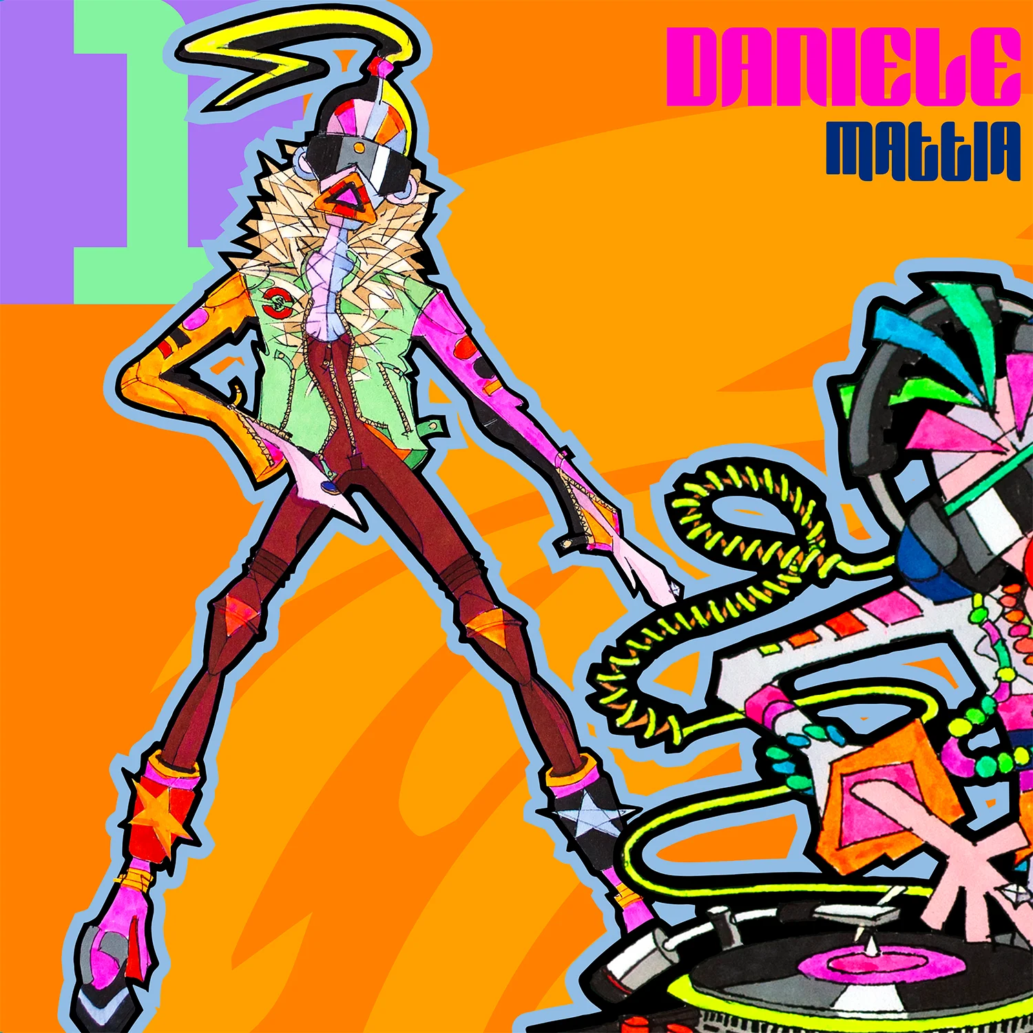 Daniele Baldelli & Mattia Dallara - Cosmic Voodoo Rite 1 EP : 12inch