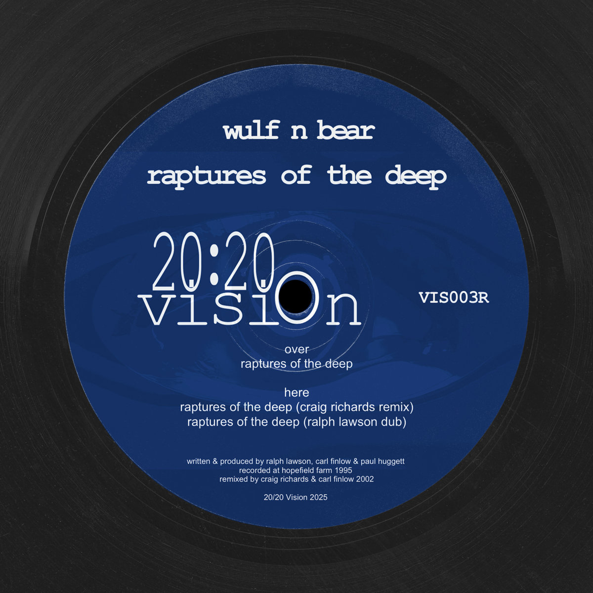 Wulf N Bear - Raptures Of The Deep (feat Craig Richards, Ralph Lawson mixes) : 12inch