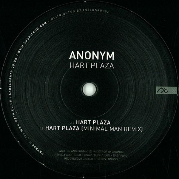 Anonym - Hart Plaza : 12inch