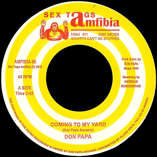 Don Papa / Kambo Super Sound - Coming To My Yard / Kambo Super Dub : 7inch