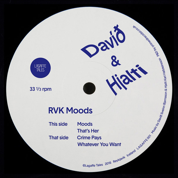 David & Hjalti - RVK Moods : 12inch