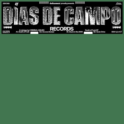 Criminal Issues - Death of Funk EP : 12inch