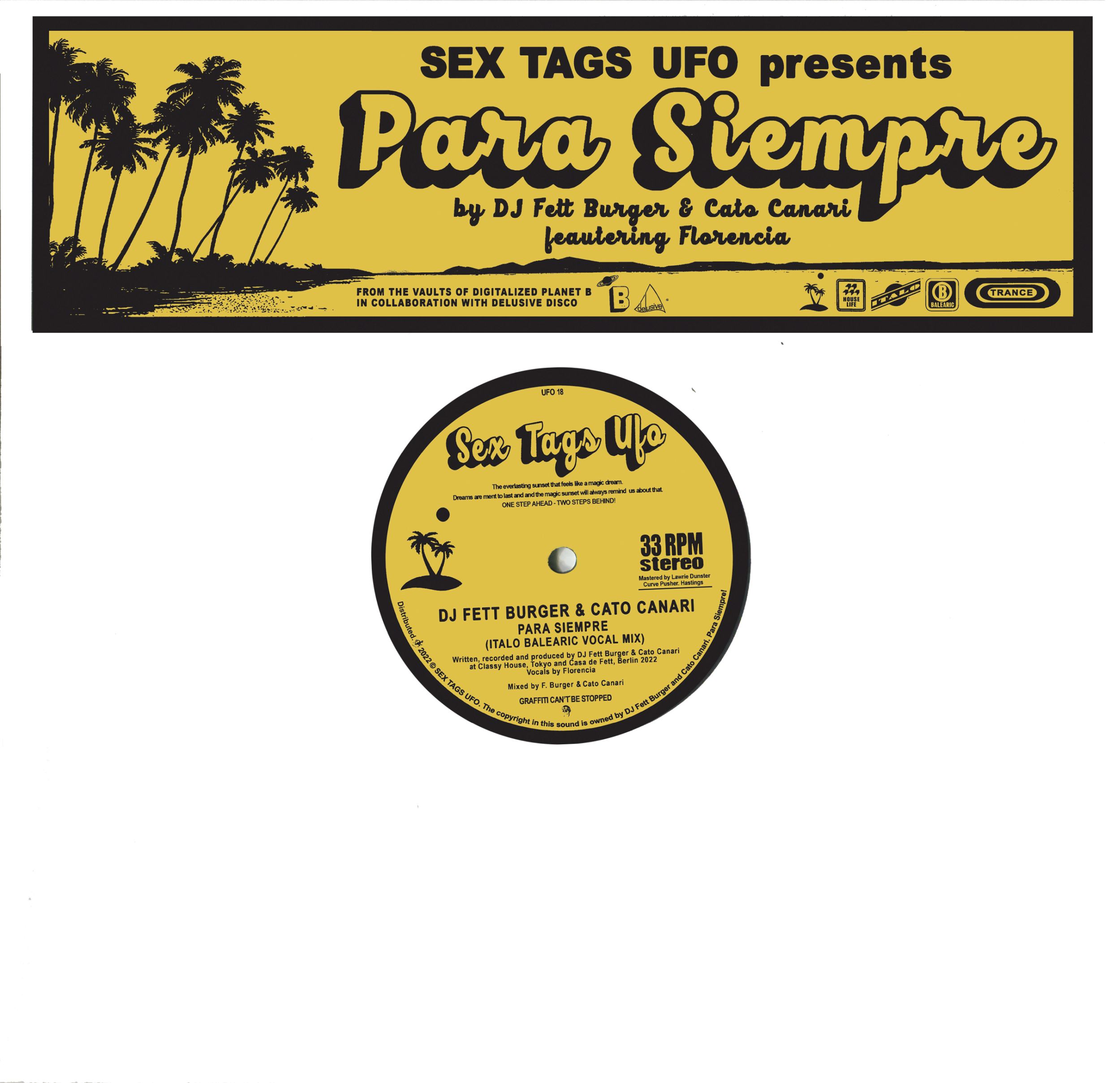 DJ Fett Burger & Cato Canari - Para Siempre : 12inch