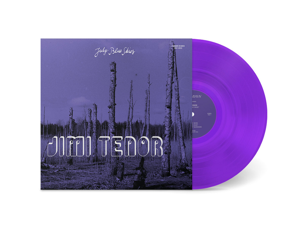 Jimi Tenor & Cold Diamond & Mink - July Blue Skies (Violet Smoke Vinyl) : LP(Colour Vinyl)