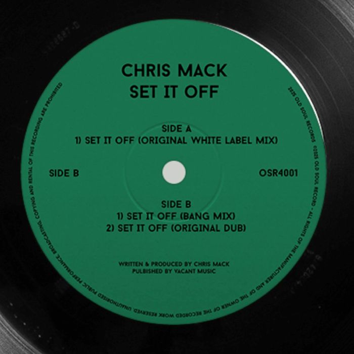 Chris Mack - Set It Off : 12inch