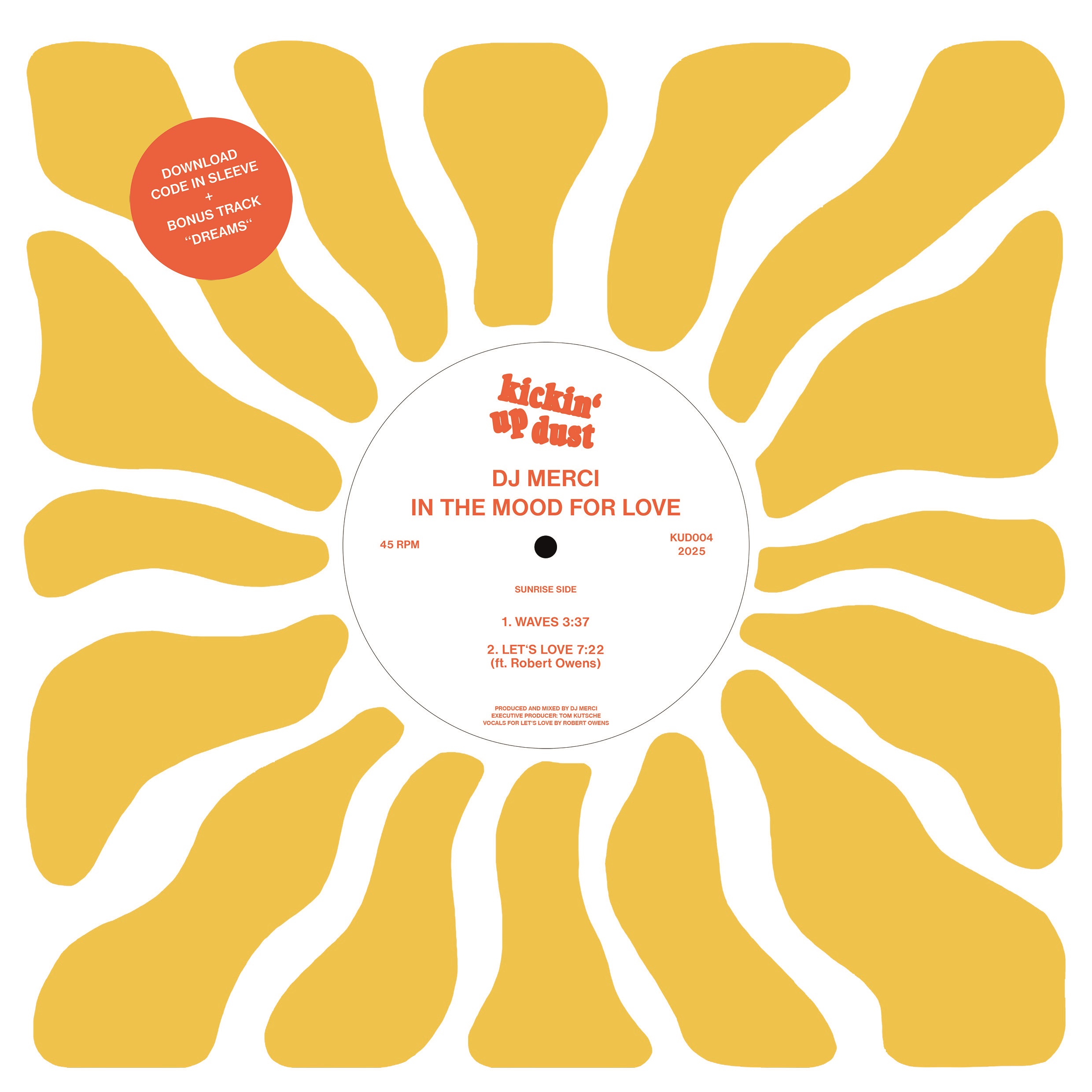 DJ Merci feat. Robert Owens - In The Mood For Love (incl. DL Code+ onus Tracks) : 12inch