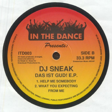 DJ Sneak - Das Ist Gud! EP | NEWTONE RECORDS