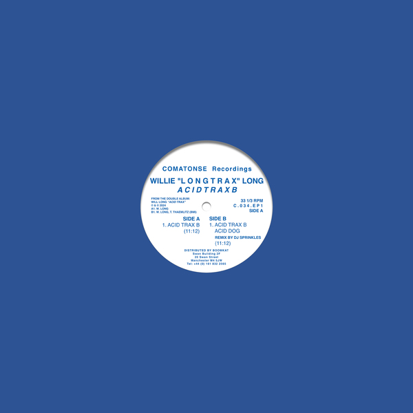 DJ Sprinkles X Will Long - Acid Trax - EP 1 : 12inch
