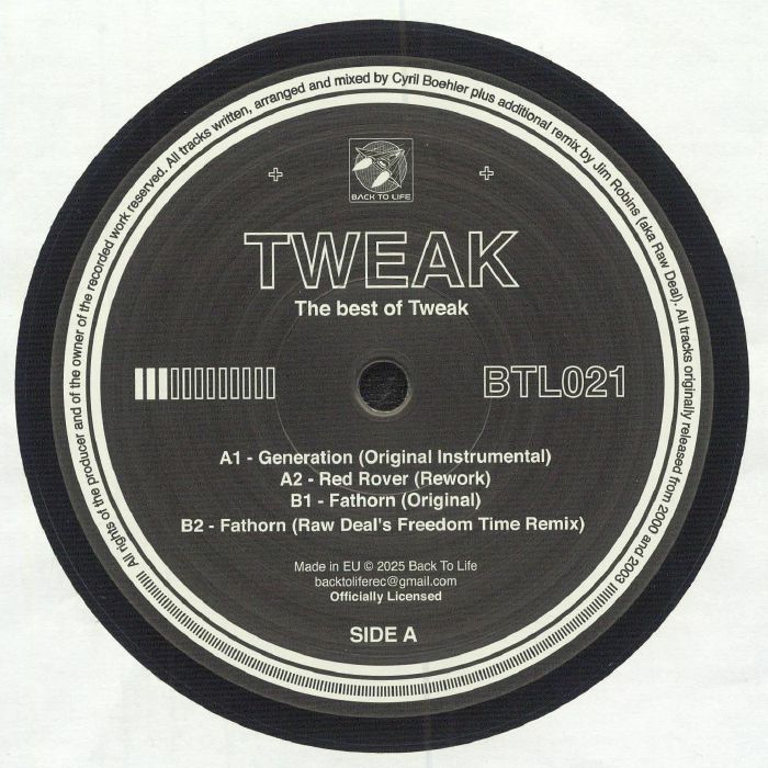 Tweak - The Best of Tweak : 12inch