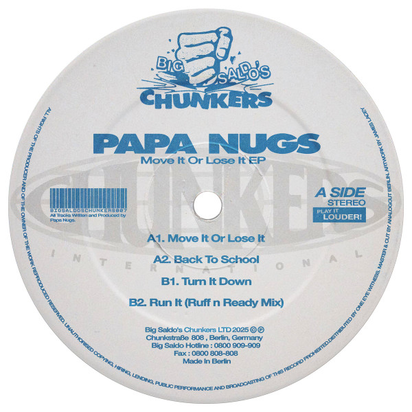 Papa Nugs - Move It Or Lose It EP : 12inch