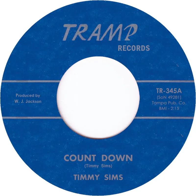 Timmy Sims - Count Down : 7inch