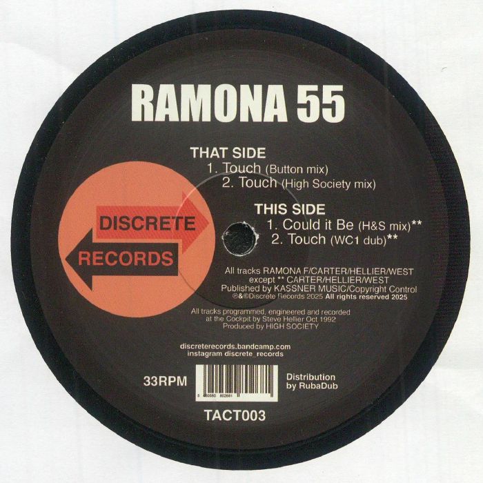 Ramona 55 - Touch EP : 12inch