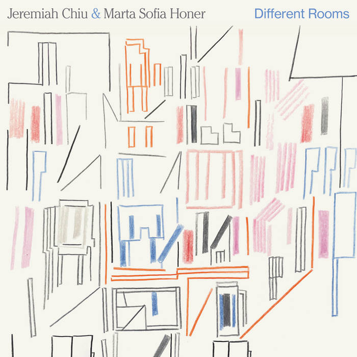 Jeremiah Chiu & Marta Sofia Honer - Different Rooms : LP(BLACK)