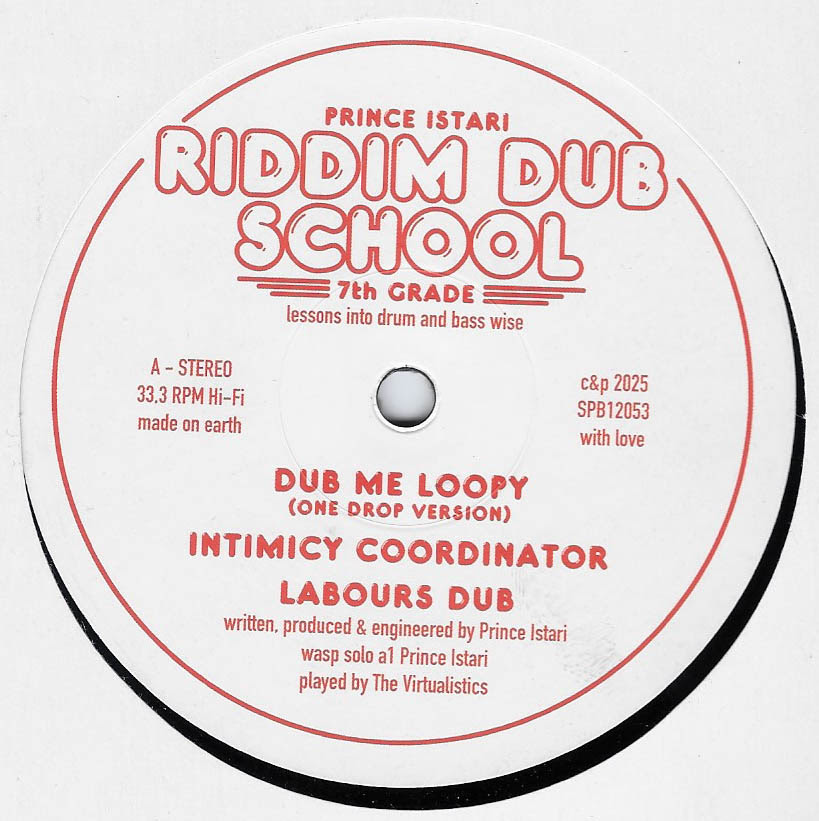 Prince Istari - Riddim Dub School 7th Grade : 12inch