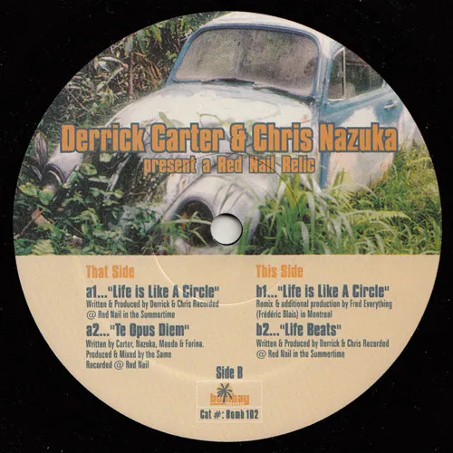 DERRICK CARTER & CHRIS NAZUKA - A Red Nail Relic : 12inch