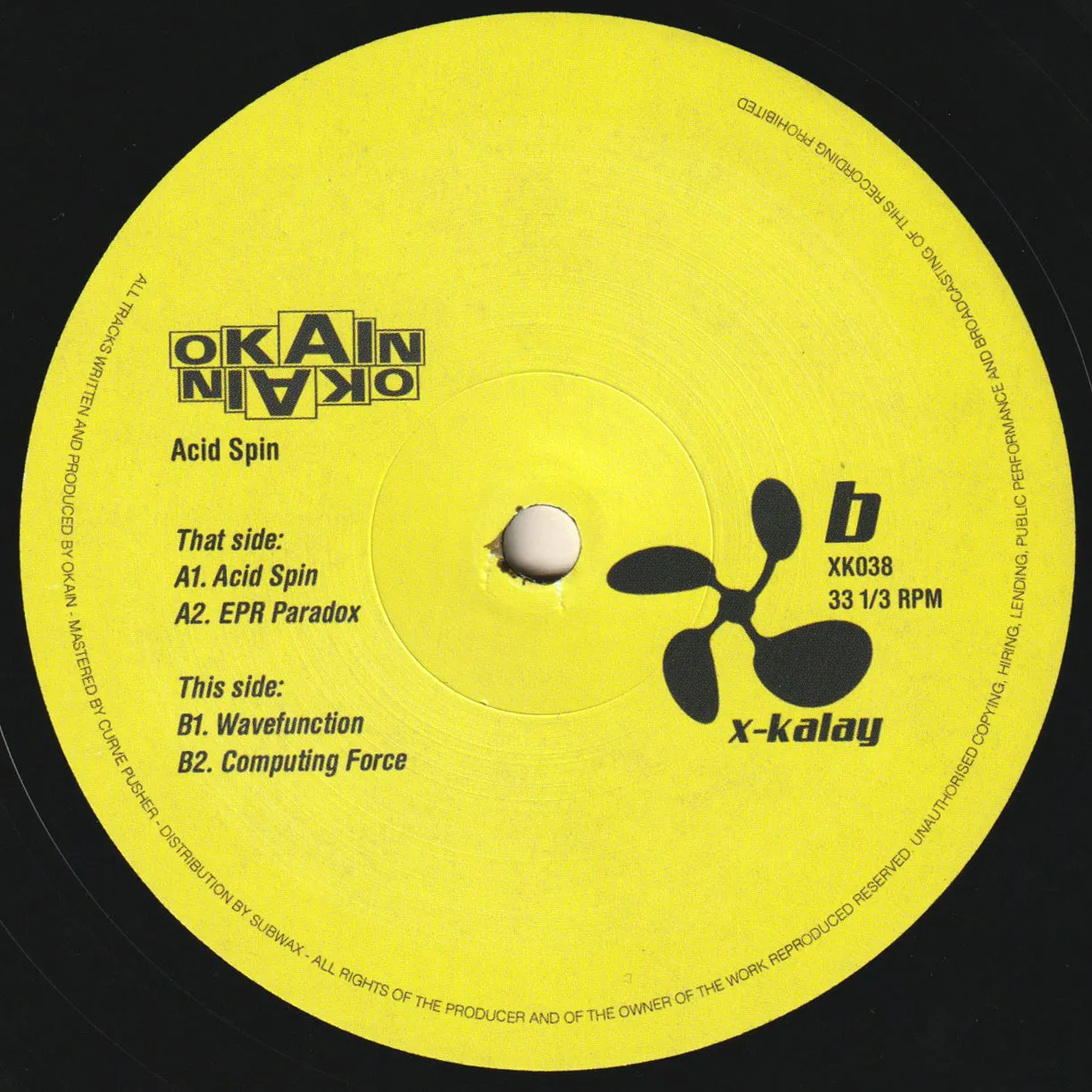 Okain - Acid Spin : 12inch