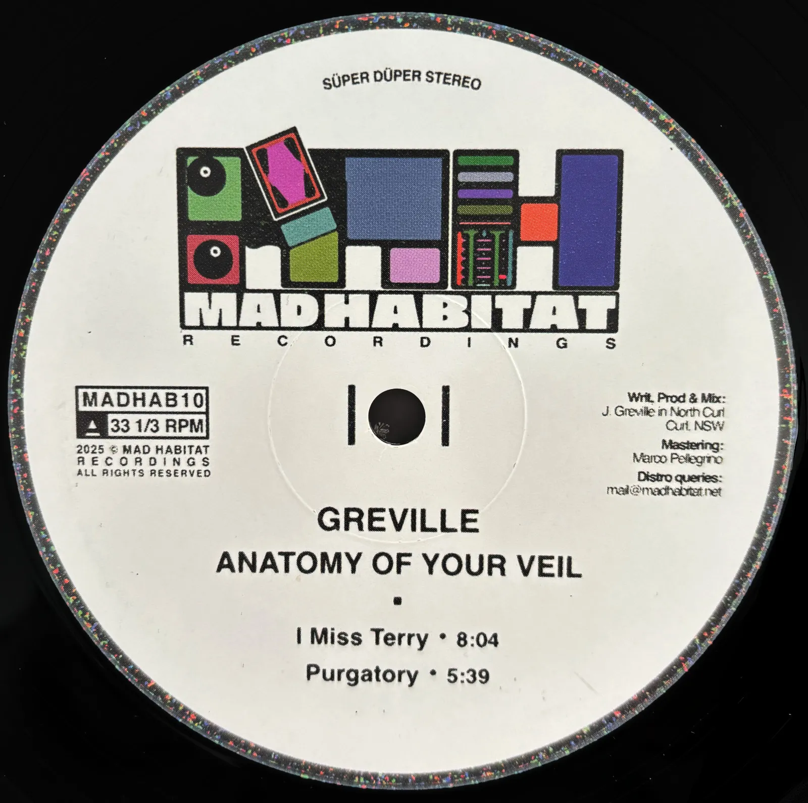 Greville - Anatomy Of Your Veil : 12inch