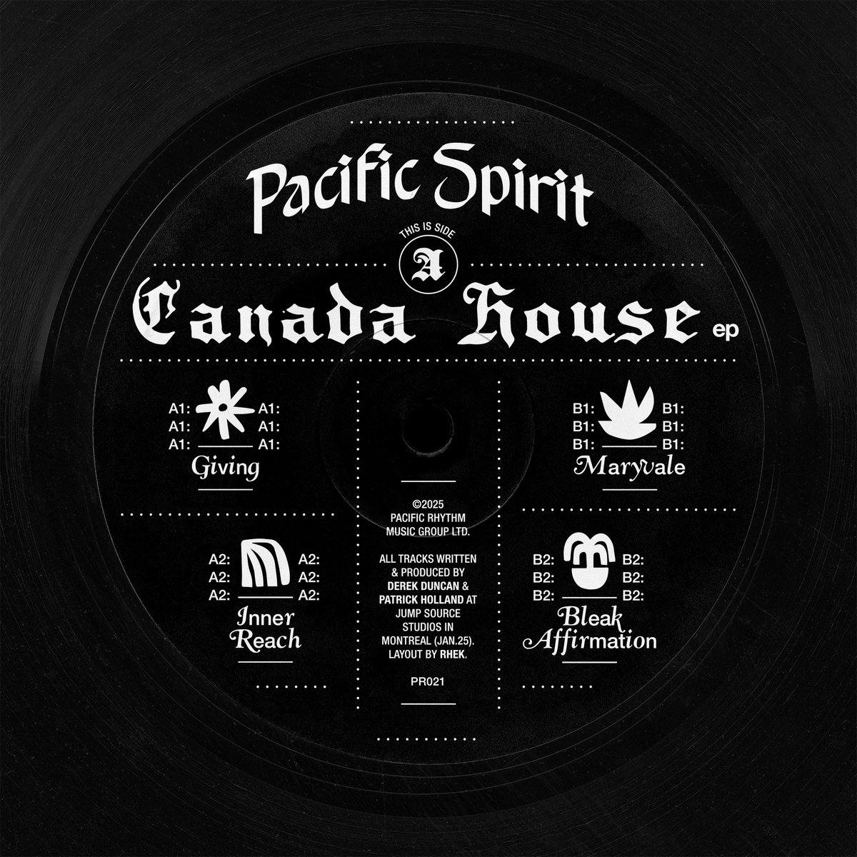 Pacific Spirit - Canada House EP : 12inch