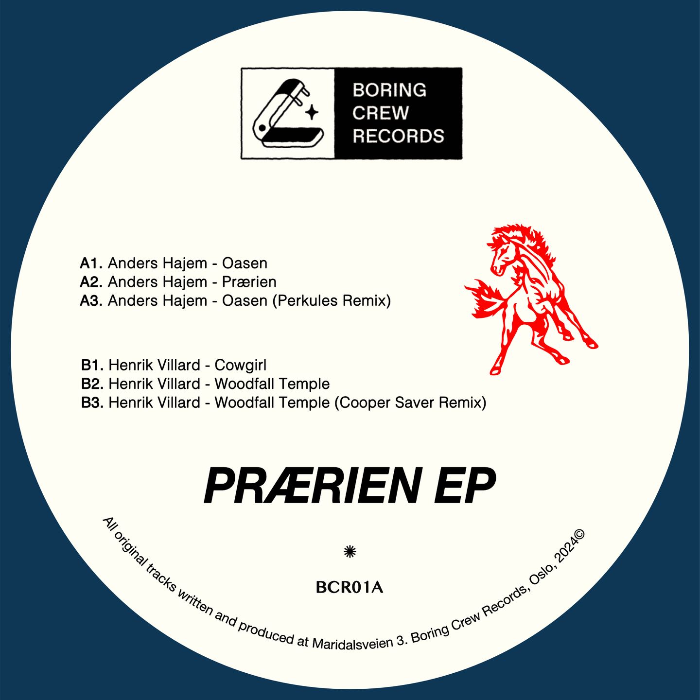 Anders Hajem & Henrik Villard - Prærien : 12inch