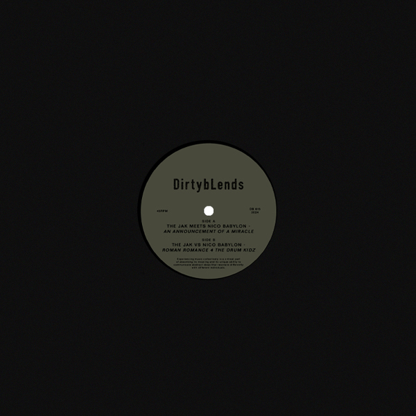 Nico Babylon / The Jak - An Announcement Of A Miracle / Roman Romance 4 The Drum Kidz : 12inch