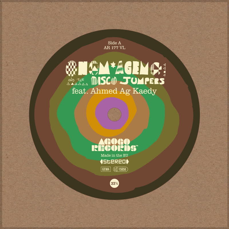 Onom Agemo & The Disco Jumpers - Common Stars (feat. Ahmed Ag Kaedy) : 7inch