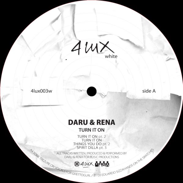 Daru & Rena - Turn it On : 12inch
