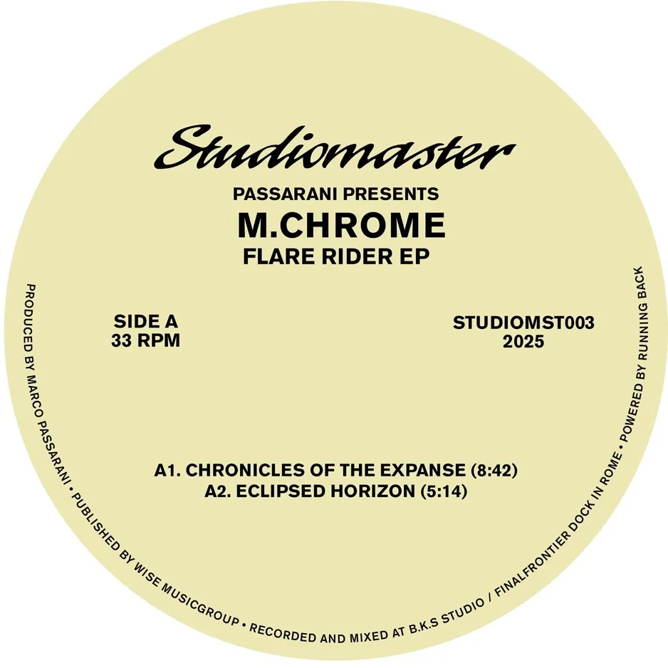 Passarani presents M.Chrome - Flare Rider : 12inch