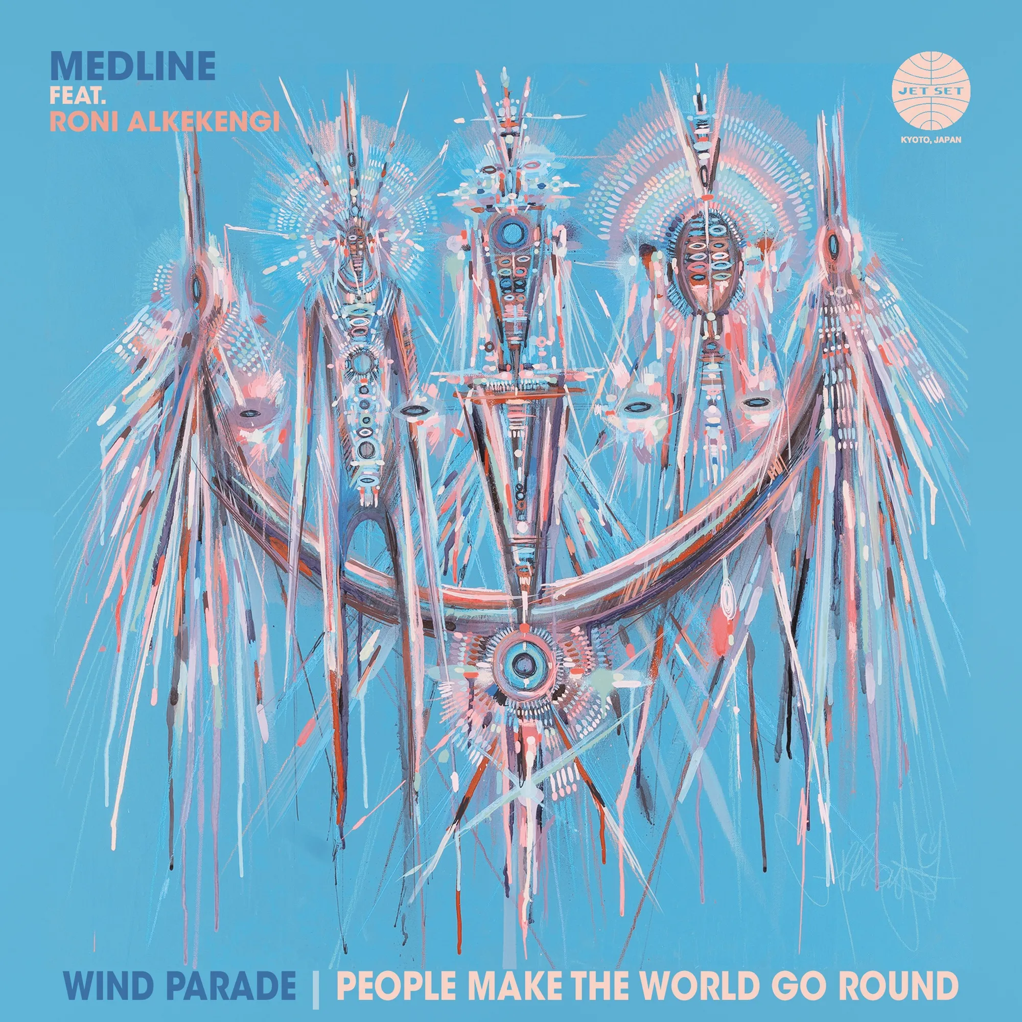 Medline feat. Roni Alkekengi - WindParade (45 Edit) / People Make The World Go : 7inch