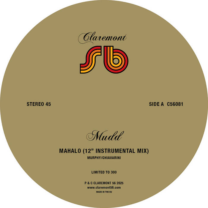 Mudd - Mahalo / Mata Ne : 12inch