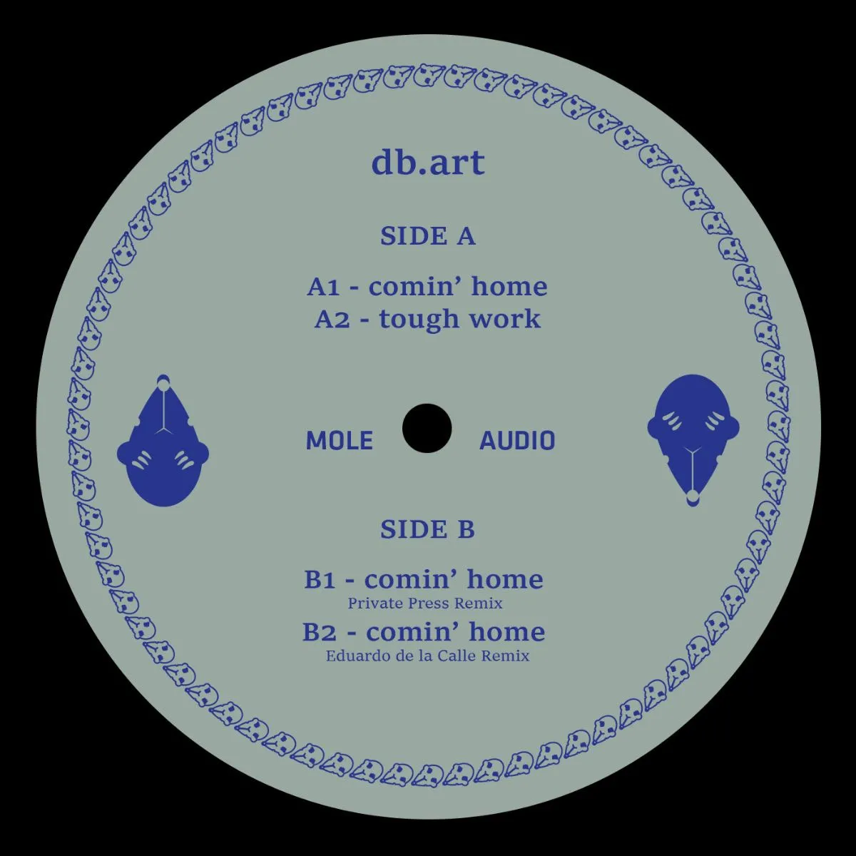db.art - Comin' Home w/ Private Press & Eduardo de la Calle Remixes : 12inch
