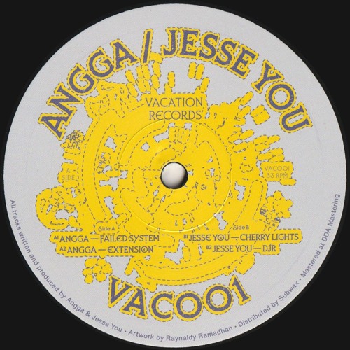 Angga / Jesse You - VAC001 : 12inch