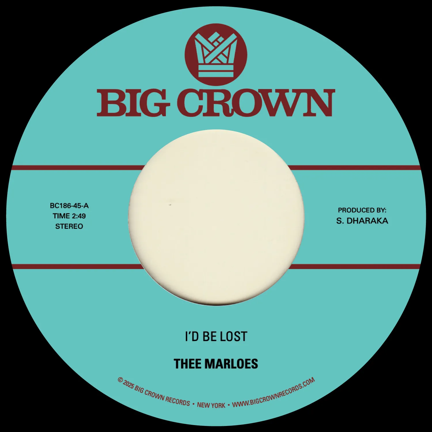 Thee Marloes - I'd Be Lost b/w What's On Your Mind : 7inch