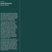 Doris Dennison - Earth Interval