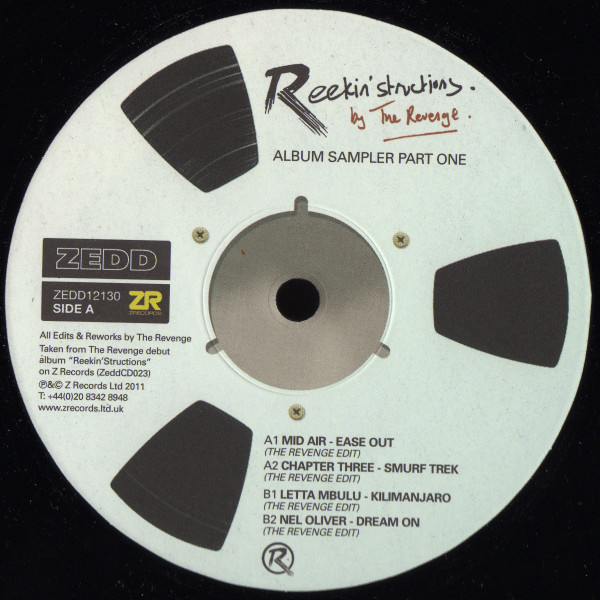 The Revenge - Reekin’structions Album Sampler Part One : 12inch