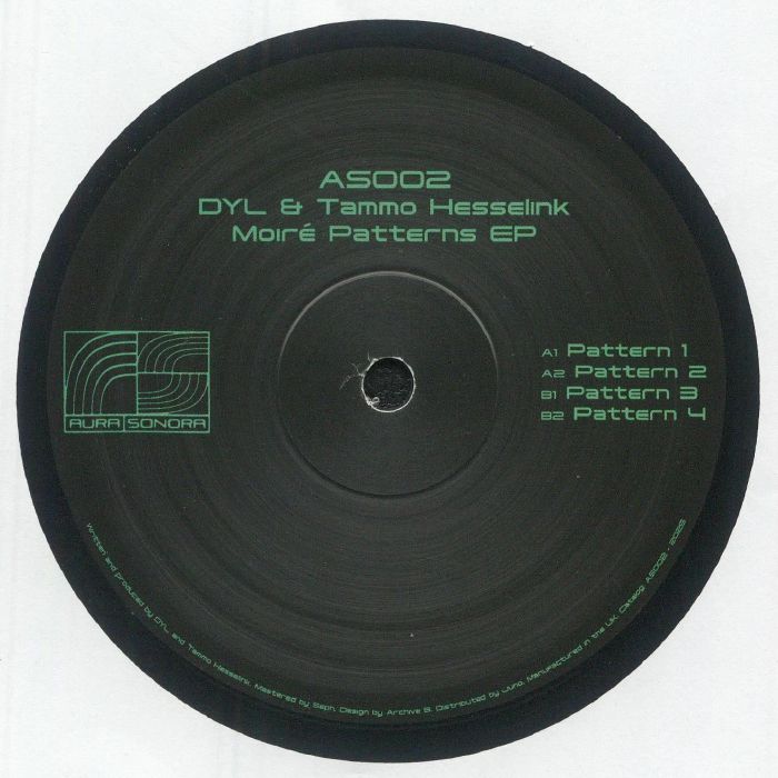 Dyl / Tammo Hesselink - Moire Patterns EP (12" limited to 100 copies) : 12inch