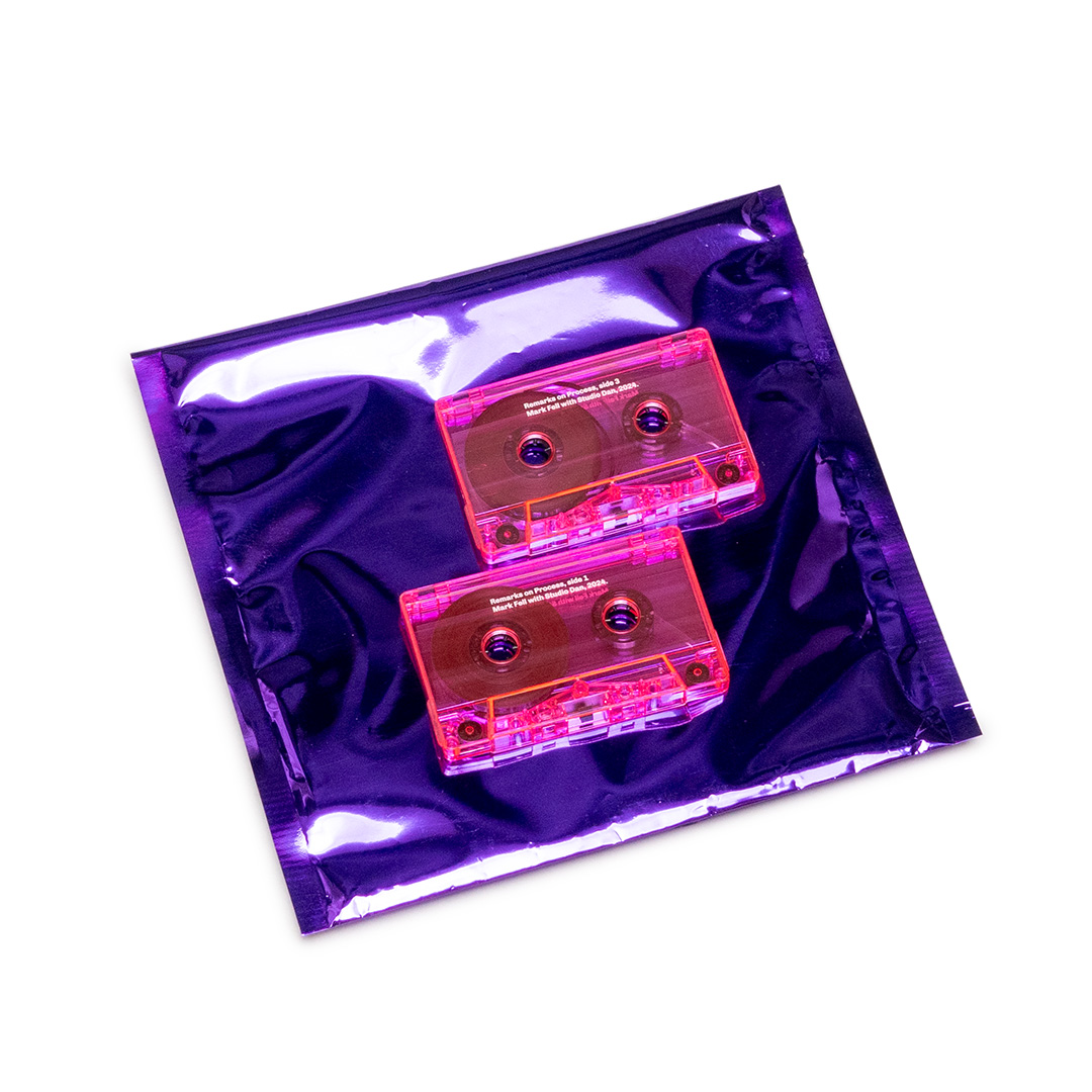 Mark Fell With Studio Dan - Remarks On Process : 2 x Tape + Poster