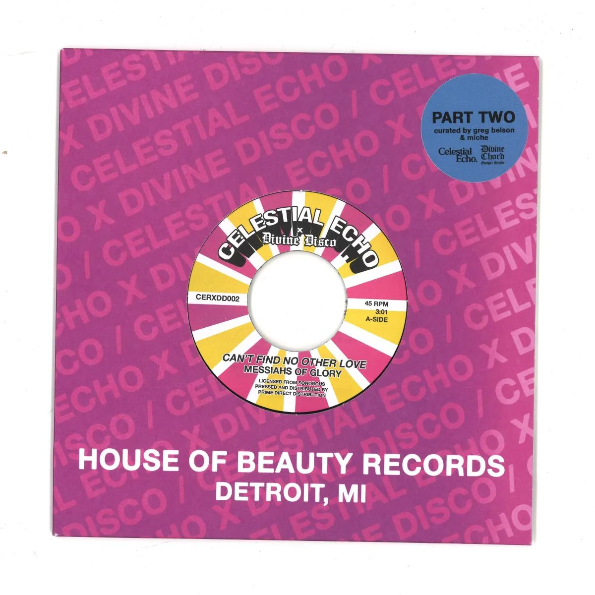 Messiahs Of Glory / The Royal Travelers - Can’t Find No Other Love / Jesus Hold My Hand : 7inch