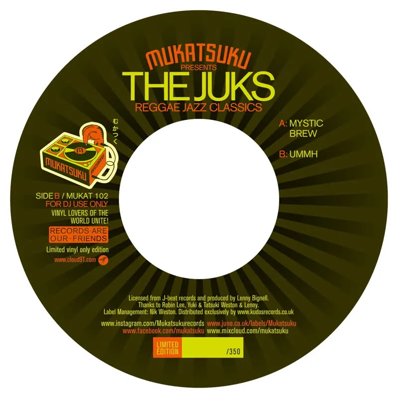 The Juks - Reggae Jazz Classics : 7inch