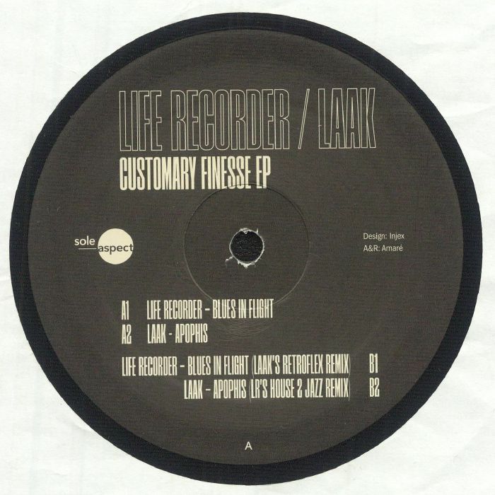 Life Recorder / Laak - Customary Finesse EP : 12inch