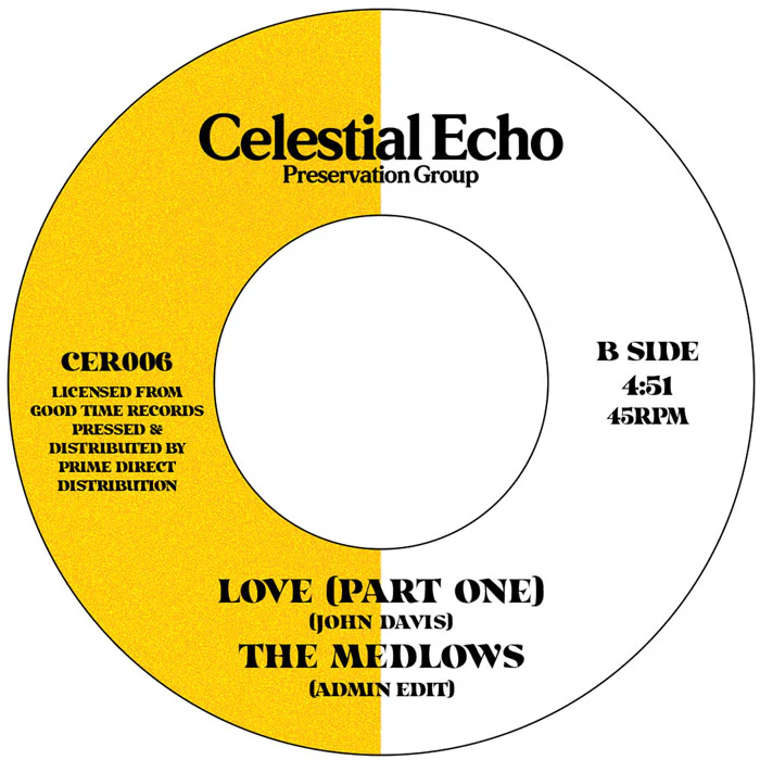 The Medlows - Love (Part One) (w/ Admin Edit) : 7inch