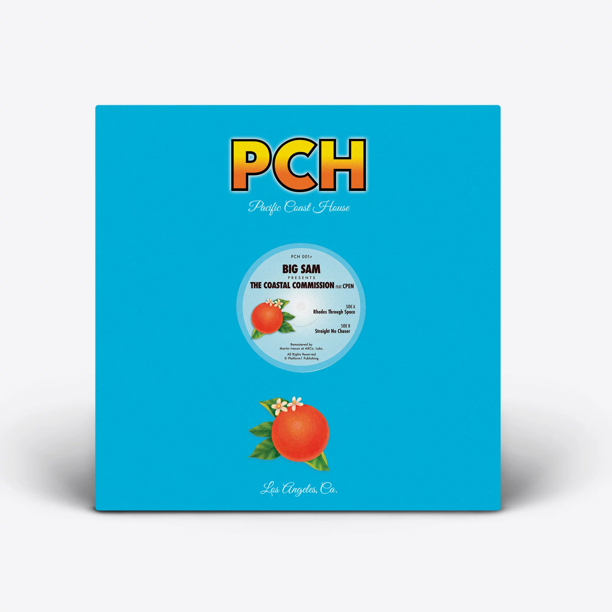 Coastal Commission - Rhodes Through Space / Straight No Chaser (2025 Reissue / orange vinyl) : 12inch