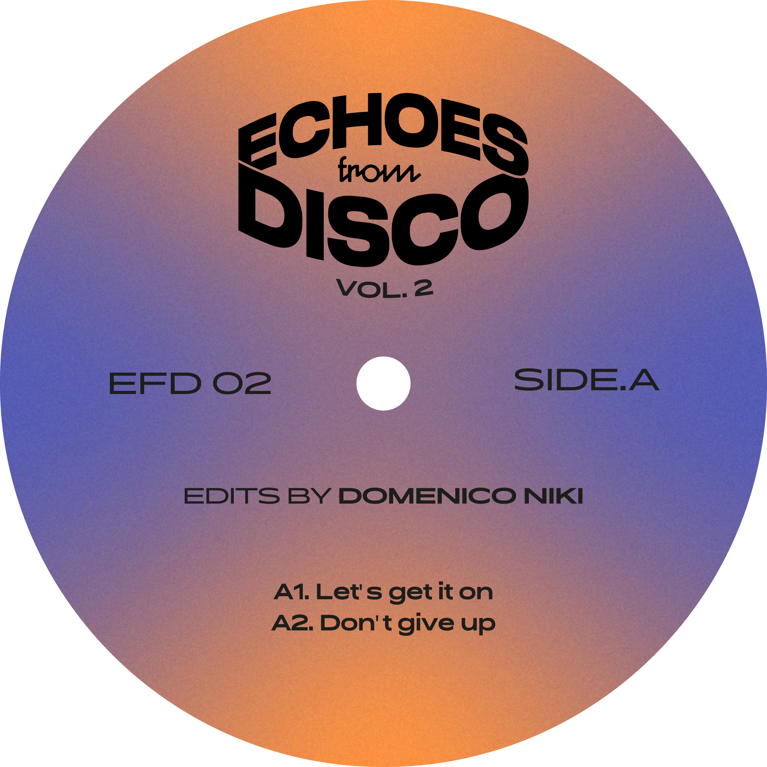 Unknown Artist - Echoes From Disco Vol. 2 EP : 12inch